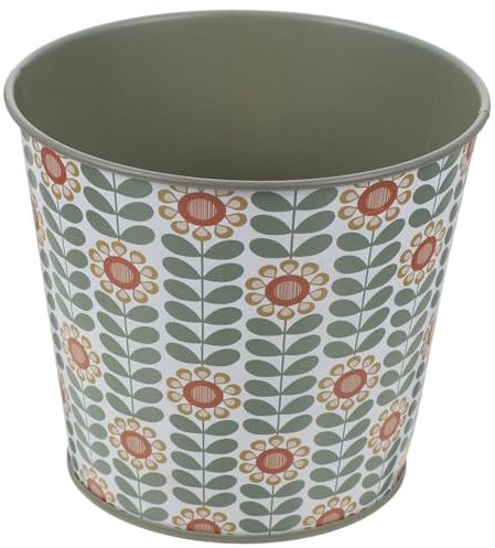 CIYODO Vaso Di Fiori in Ferro Da Tavolo Portafiori Artificiali Secchio Per Decorazioni Da Giardino Contenitore Multifunzione Per Piante