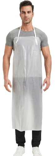 Nanxson Unisex wasserdicht Schürze TPU geruchlos leicht Arbeitsschürze | Spülschürze Latzschürze Metzger Schürze für Geschirr spülen, Hilfe beim Baden, Gartenarbeit, Fischreinigung