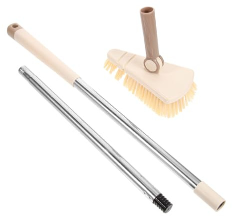 FRCOLOR Brosse De Nettoyage Pelle À Poussière Balai À Récurer Brosse À Sol se À Sol Portative D'Intérieur se De Piscine avec Manche se De Essuyer La Piscine se De