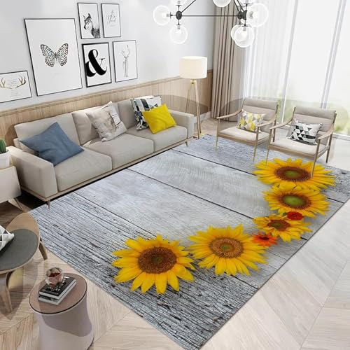 Tappeto Salotto Pelo Corto - Moderni Tappeti Soggiorno,Tappeto Camera Da Letto Lavabile,Decoration Casa, Tappeti Grandi Antiscivolo Morbido, Fiori Delle Piante 180 X 280 Cm -70152892285