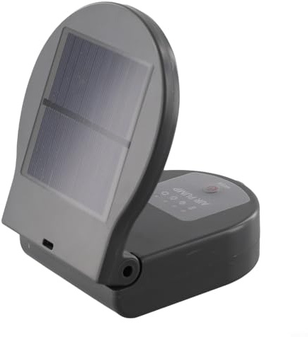 Sileduove Pompe à oxygène à énergie solaire pour aquarium - Aérateur de bassin extérieur - Batterie de grande capacité avec 3 modes réglables - Installation facile pour aquariums