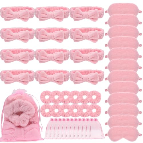 ASMIZ 48-teiliges Rosa Spa-Party-Set für Mädchen