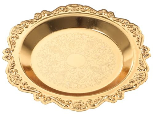 FOMIYES Vassoio Tavolo Organizer Decorativo per Piattino Vintage per Snack Candele e Foto Contenitore Portaoggetti