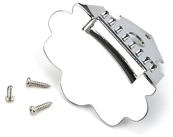 Qusedwey Cordal de Mandolina de Metal para Mandolina de 8 Cuerdas, Transductor de Guitarra Plateada, Instrumento de Captación de Sonido