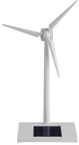 Jouet Éolienne Solaire - Modèle de Moulin | Outil Pédagogique Déco Maison pour Salon Classe Extérieur Pelouse Patio - pour École Extérieur Jardin Terrasse