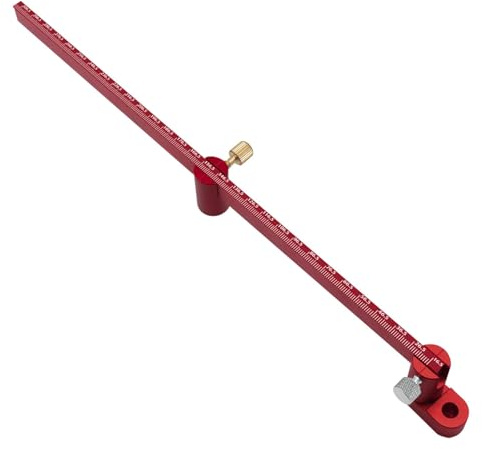 Trazador De Carpintería Ajustable Trazador Regla Dibujo Círculos Aluminio 315 Mm Herramienta Operación Simple Para Trazado Precisión Medidores Trazado Ajustables