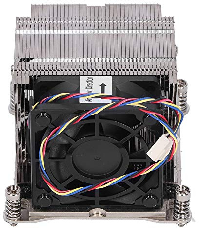 RASTKY Dissipatore di Calore CPU Soluzione di Raffreddamento Attivo 2U Socket LGA 2011 - SNK-P0048AP4, Ricambio per Serie E5-2600, Gestione Termica Efficiente con velocità della Ventola di 8400