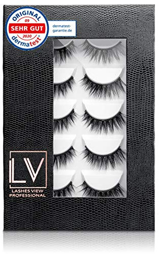 Premium Magnetwimpern 5 Paar,5-Magnete pro Stück,Drama Look 2D,Luxury Collection Set, Vorratsbox, Softlashes, vegan, wiederverwendbar, nachhaltig, ideal zum Mitnehmen