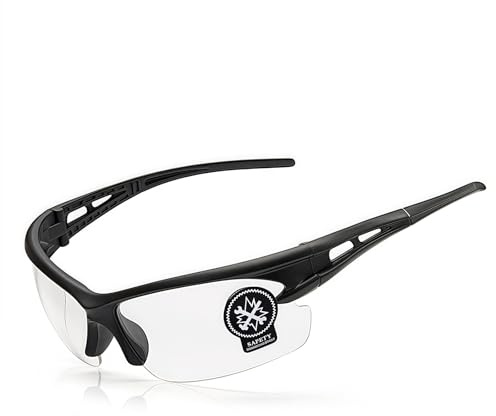 Esoes Polarized Cycling Glasses for Men Women, Windproof Anti-fog Clear Sports Glasses, UV 400 Protection Cycling Glasses for Running Driving Hiking Ski