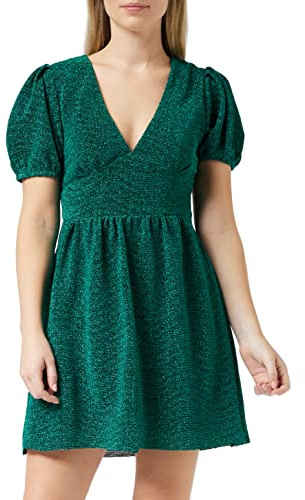 Louche Paulina Robe de Soire Formelle, pétrole, 38 Femme