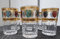 Lot de 6 verres à thé marocains en forme de cœur colorés