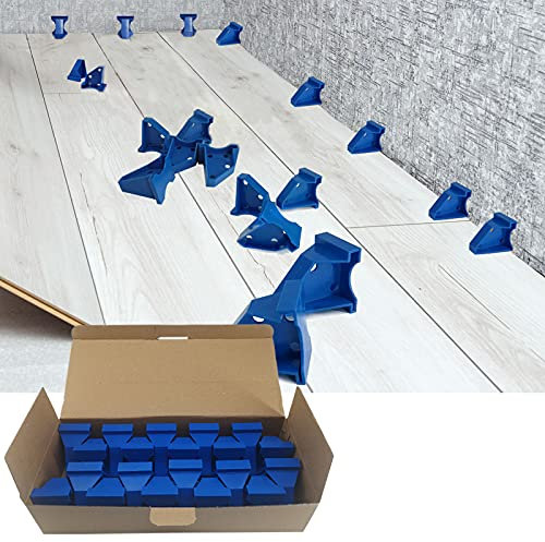 MinliGuy 2-in-1 Abstandshalter für Vinyl/Holzböden, Abstandshalter für Laminat/Hartholz/schwimmendes Vinyl/LVT/Fliesen mit 1/4 Zoll und 1/2 Zoll Lücke, 20 Stück