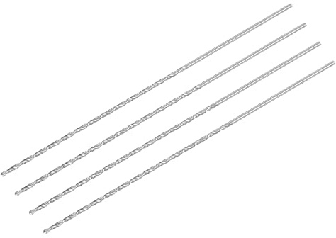 sourcing map 4 Stück HSS Metallbohrer 2mm, Spiralbohre 160mm LängeHochwertige Universalbohrer fur Edelstahl und Metall