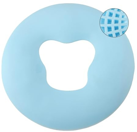 ANKROYU Silikon Gesichts Spa Kissenauflage, Gesichtsauflage, Körpermassage, Wiegenkissen, Schönheitspflege, Gesichtswiege, Wiege, Gesichtsauflage, Massage-Gesichtswiege, Kissen(Himmelblau)