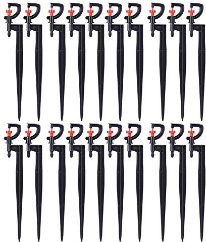 Arroseur rotatif à 360 degrés de type G 20 degrés Buse d'irrigation goutte à goutte Accessoires pour tuyau d'irrigation de jardin Système d'irrigation de pelouse