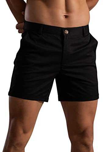 Shorts Herren Sommer Strand,Männer In Knappen Badehosen,Hotpants Stoff,Wasserball Badehose,Badehose Mit Reißverschlusstasche,Badehosen XXL,Shorts Beige,Badehose Herren 4XL