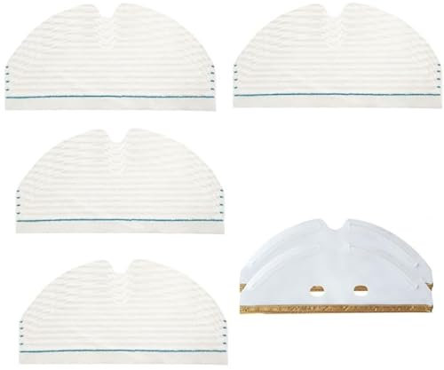 20er-Pack Wischtücher, 2er-Pack Wischtuchhalter für Xiaomi Roborock S6/S5/Max/E35/E2,Mopp Cloth Ersatzteile für Xiaomi Mi Robot Cleaner Staubsauger