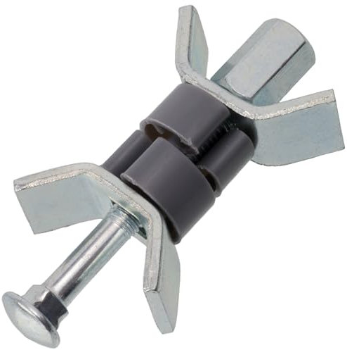 AERZETIX - C41523 - Lot de 4 Vis relieuses de jonction pour plan de travail M6 - longueur 65 mm - en acier - cyclingcolor cuisine liaison assemblage panneaux bois meuble goujon