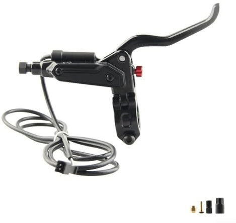 1 Paar Fahrrad-Bremshebel, Handbremsen, hydraulische Bremse, Libellengriffe, Lenker für E-Bike, Elektrofahrzeuge, Motorroller (links)