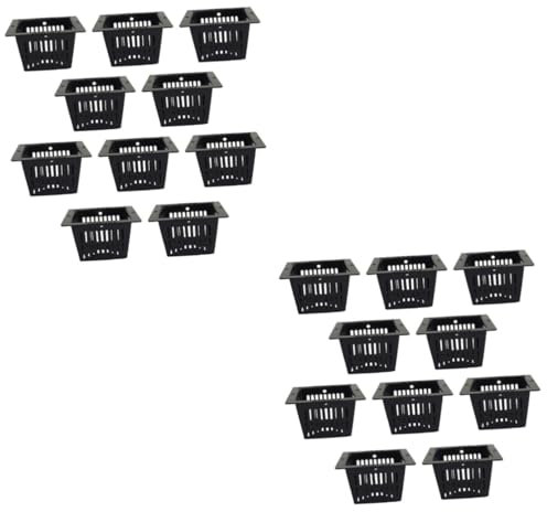 Yardenfun Lot de 2 Pots de Culture Hydroponique pour Légumes Plantes Pots de Culture Hors Sol Jardinage Hydroponique Orchidées Tomates Poivrons 10 Pièces