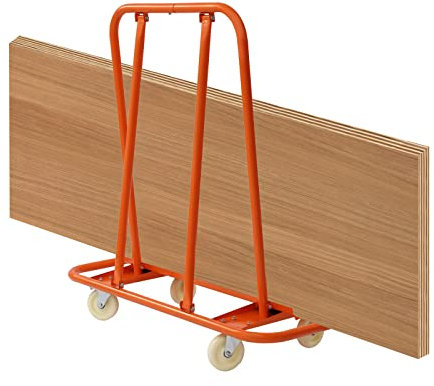 Loobiiny Plattenkarren Transportwagen,Trockenbau Rollwagen,Plattenwagen Bis 997.9kg,L-FöRmiger Balken Transporthilfe,Plattenroller Plattformwagen