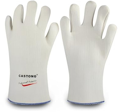 MiJunHD Hochtemperatur Schutzhandschuhe, 1 Paar Hitzebeständige 300° Hitze-Isolierung Anti-Verbrühung Anti-Schneiden Arbeitshandschuhe, Sicherheit Arbeit Handschuhe