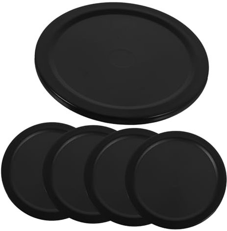 ibasenice 5stücke Airhockey-Pucks Spielsteine Ersatzpucks Aus Plastik Für Tisch-Spiele Hockeytisch-zubehör Runde Eishockey-Pucks Spieltisch-Accessoires