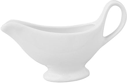 Garneck Keramik Saucieren Boot 300ml Mit Henkel Für Warme Und Kalte Soßen Gewürzboot Feine Verarbeitung Tragbar Und Verschleißfest