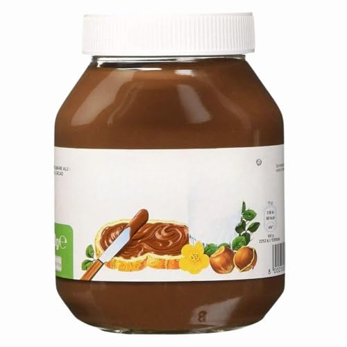 Nutella Hazelnut Chocolate Spread 750g Jar x 1, Cocoa Nut Butter for Toasts Cake Porridge with Welari Thank You Card | (1pack)