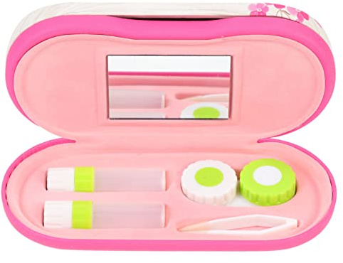 Hoement Estuche para Gafas Doble Estuche para Lentes De Contacto Hogar Práctico para Gafas para Exteriores Accesorio para Lentes De Contacto