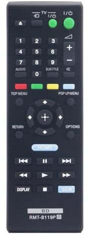 Telecomando -B119P for registratore Blu-Ray Disco Lettore DVD BDPS490 BDPS1100 BDPS590 BDPS5100 -S390 -S190