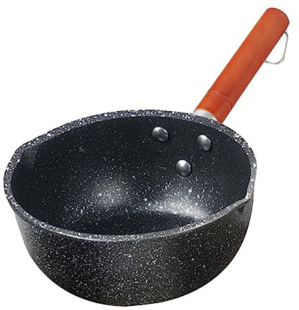 POPETPOP Pentola Complementare in Pietra Medica Antiaderente Spessa per Latte Zuppe e Noodles Utensile per Gas e Induzione Riscaldamento Uniforme e Garantita