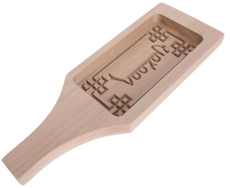 Mobestech 1pezzi Stampo Per Biscotti in Legno Design Di Biscotto Squisito Strumento Di Cottura Salutari Forniture Per Cottura in Legno e Facile Da Usare e Pulire