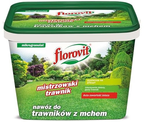 Concime antimuschio per prato 8kg - fertilizzante NPK molto ferro anti muschio