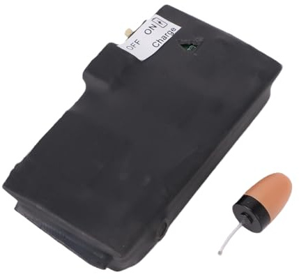 Zunate Mini Oreillette, écouteur Portable Discret avec Module GSM Bluetooth et Emplacement pour Carte SIM, Compatible avec Les Appels GSM et Les Conférences sur scène.
