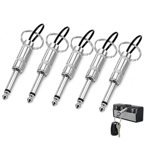 5-Teiliges Marshall Schlüsselbrett Set,Gitarrenstecker-Schlüsselanhänger, Wand-Schlüsselhalter, Schlüsselorganizer, Ein Geschenk Für Musikliebhaber, Männer,Frauen, Geburtstage Und Jubiläen