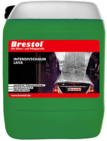 Brestol Intensivschaum Lava 10 Liter Konzentrat - Schaumreiniger in Waschstrassen - Autowäsche Autoreinigung Auto-Waschanlage Schmutzlöser Fettlöser Autolack