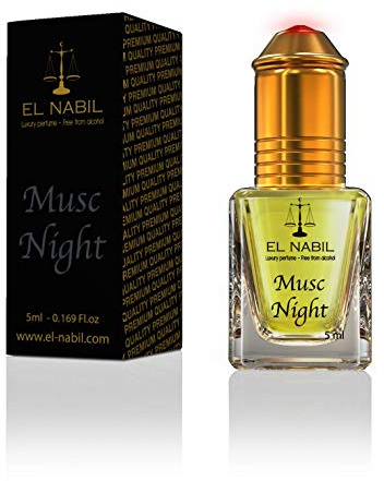 Musc Night 5ml Parfum Duft - El Nabil Misk Musk Moschus Parfümöl für MANN & HERREN - Ätherische Essenzen Natur Perfume Oil Attar Scent