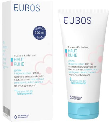 EUBOS HAUT RUHE | Lotion | Tägliche Pflege für trockene Kinder- und Babyhaut | Entzündungshemmend und hautberuhigend | Hautverträglichkeit dermatologisch bestätigt | 200ml