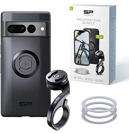 SP CONNECT Mountain Bike Bundle |SPC+| kompatibel mit Google Pixel 7 Pro | Handyhalter für Mountainbike| Mountainbike MTB Handy Halterung Gadget