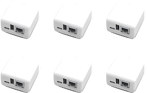 liovitor 6X Mini NP330 Network USB 2.0 Utskriftsserver (Nätverksversion)