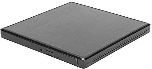 Bewinner Lecteur de CD DVD Externe, Lecteur de CD/DVD +/-RW Portable USB3.0 + USB C Compatible avec Ordinateur de Bureau Portable, Graveur de DVD/CD ROM pour