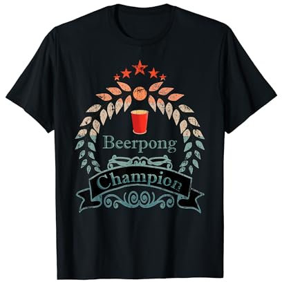 Beerpong Herren Bier Pong Bierpong T-Shirt