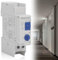 Interruttore automatico per scale, 230 V, elettronico, 16 A, 230 V, per scale, guida DIN, installazione a 3 o 4 fili, 1 modulo