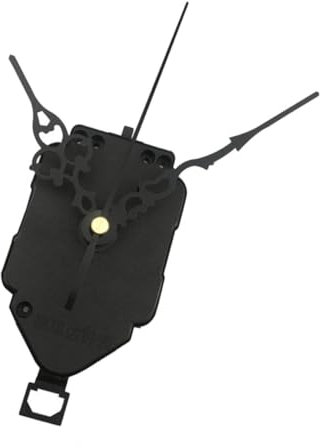 Geräuschloses Quarz Uhrwerk für Wanduhr Schwarz Selbstgemacht Satz