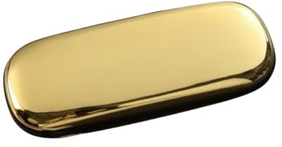 AGALUS Galvanisiertes Brillenetui Aus Verzinntem Edelstahl, Tragbare, Druckfeste Aufbewahrung Aus Reinem Titan,Farbe2