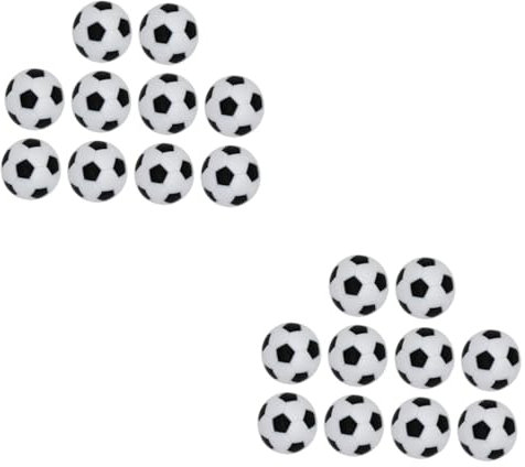 Parliky 20 STK Tischfußball Fußball Ersatz Kicker Fußball Mini-ersatzbälle Zubehör Für Tischkicker Ersatz Fußball Tischkicker Kicken Kicker Ersatzteile Mini-fußbälle Tischspielbälle Harz