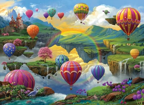 Ravensburger - Puzzle 500 Pezzi Valle Delle Mongolfiere​ | Puzzle Per Adulti E Tutta La Famiglie | Dimensione Di 49x36 Cm | Regalo Adulti | Regali Natale