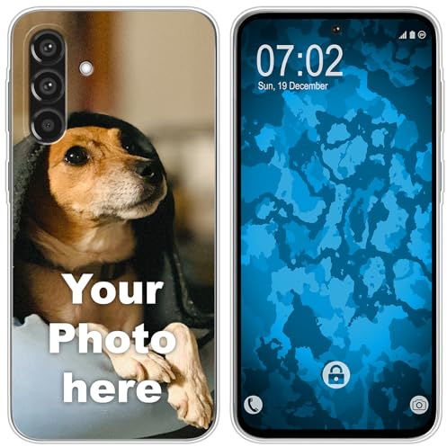 PhoneNatic personalisierte Handyhülle für Samsung Galaxy A36 Custom Case transparent zum selbst gestalten mit eigenem Foto Bild Text individuell