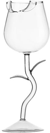 Bicchieri da champagne rosa – bicchieri da vino a forma di rosa resistente al calore – bicchieri da vino rosa economici in vetro creativo – elegante per bicchieri da vino creativi
